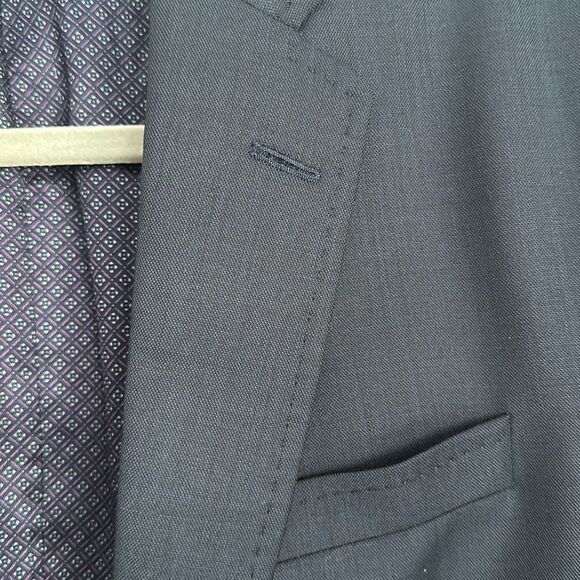 Ted Baker Endurance Blazer Men's Size 38R Navy Blue Jones CT Wool Jacket Coat - Picture 9 of 13